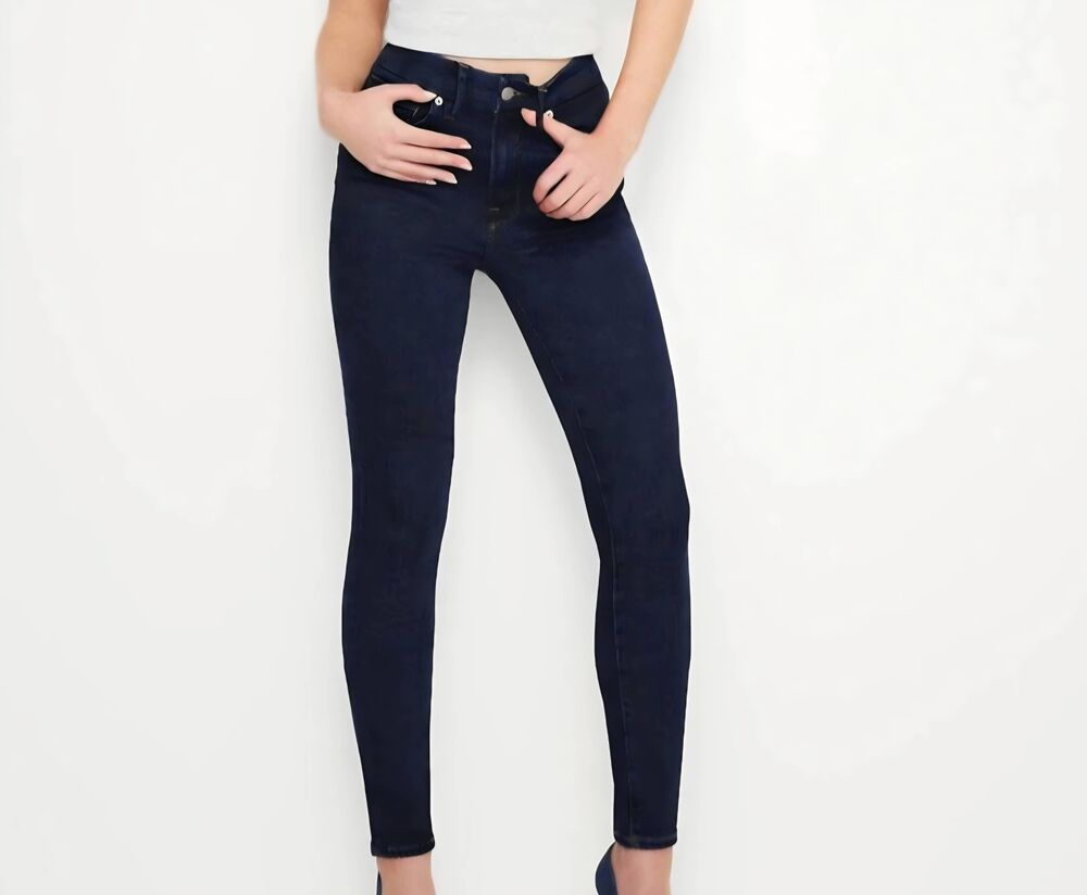 Good American always fit skinny good legs  denethicblue02 size  6-12
